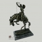 مجسمه برنزی کابوي اسب سوار کد ST-043